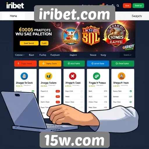 Funcionalidades principais do site iribet.com